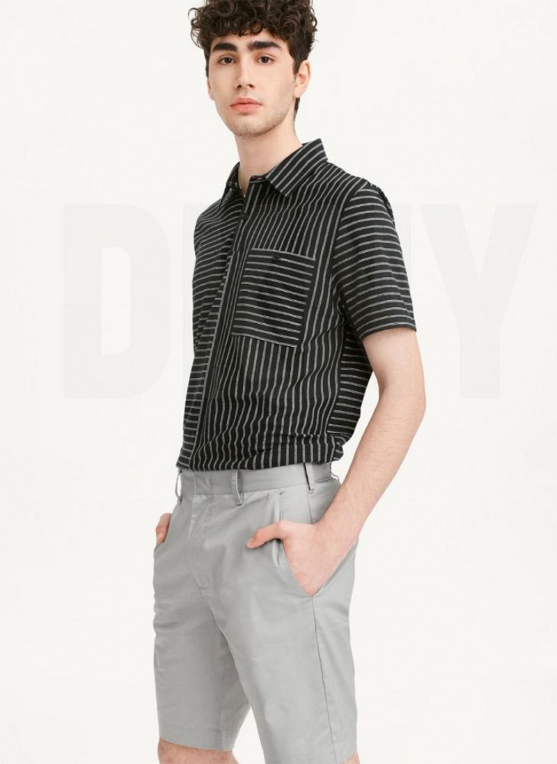 Grey DKNY Tech Men's Shorts | USA-D0807