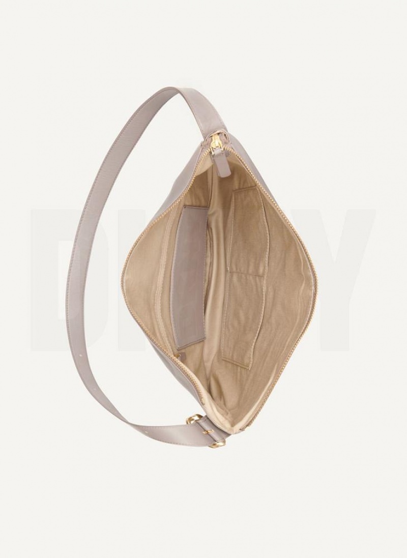 Grey DKNY The Medium Optimist Bags Shoulder Bags | USA-D0870