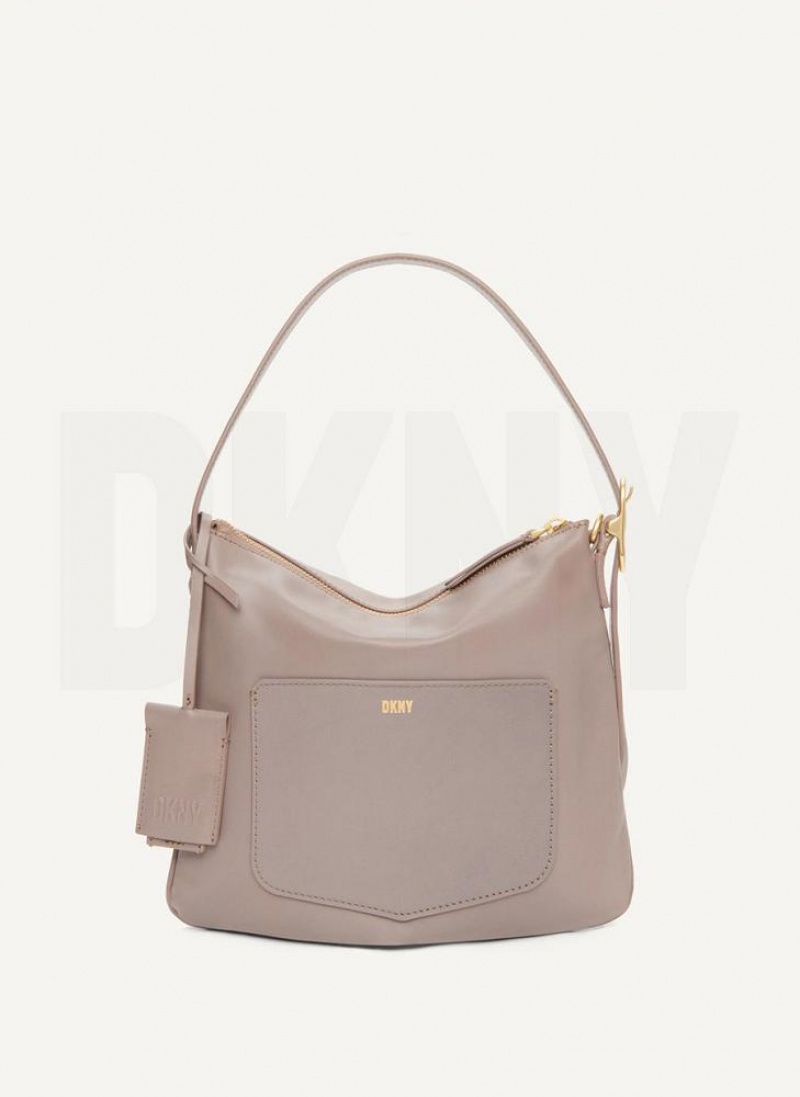 Grey DKNY The Small Optimist Bags Shoulder Bags | USA-D0915