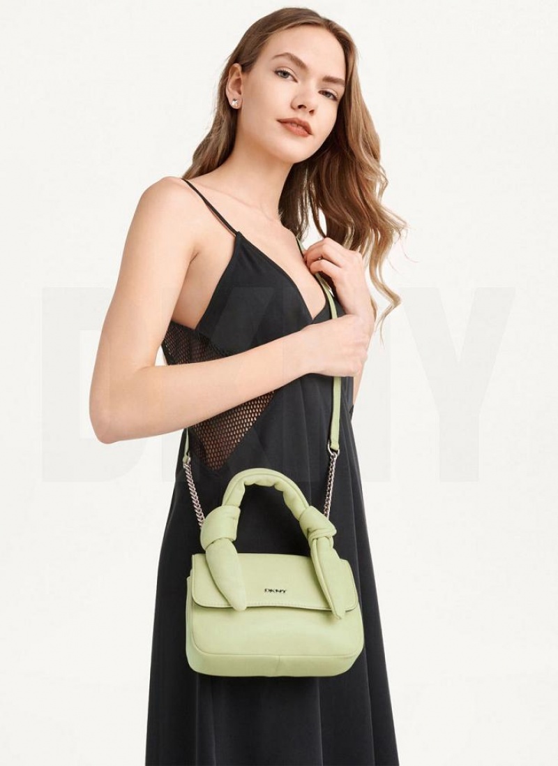 Light Green DKNY Sophie Bags Crossbody Bags | USA-D0588
