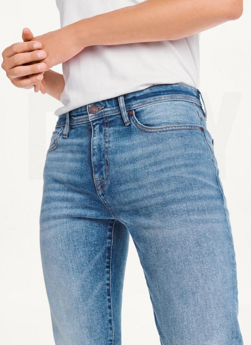 Light Wash DKNY Skinny Light Wash Denim Men's Jeans | USA-D0240