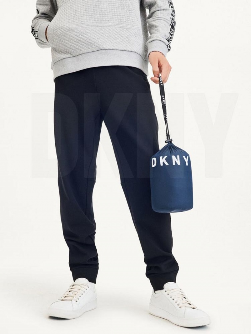 Navy DKNY Packable Quilted Vest Men's Jackets | USA-D1226