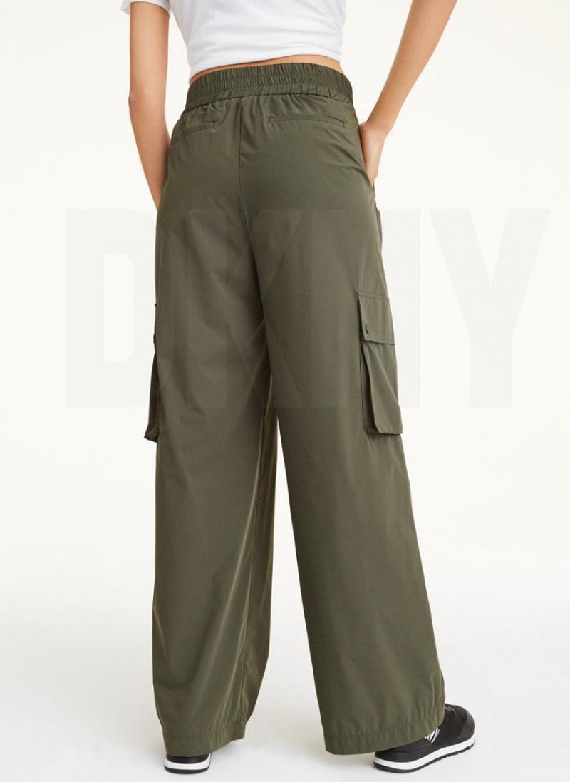 Olive DKNY Cargo Trouser Women's Jumpsuits | USA-D1824