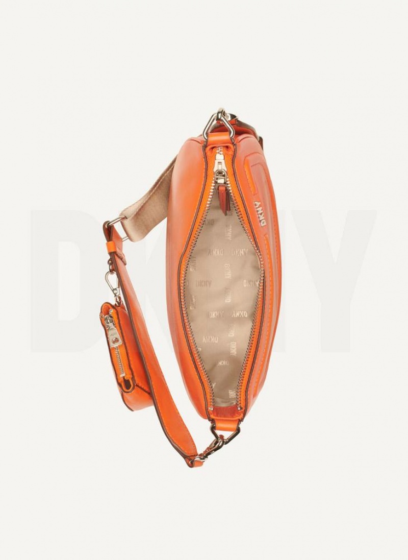 Orange DKNY Orion Bags Crossbody Bags | USA-D1341