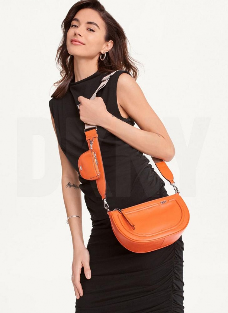 Orange DKNY Orion Bags Crossbody Bags | USA-D1341