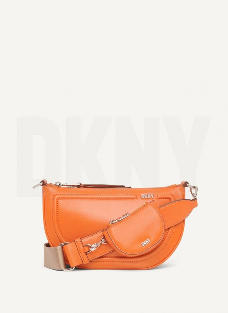 Orange DKNY Orion Bags Crossbody Bags | USA-D1341