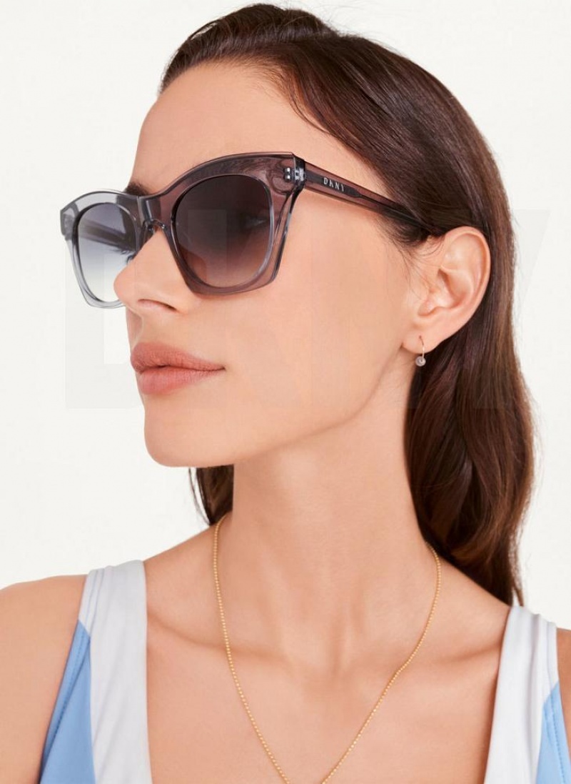 Pink DKNY Cat Eye Women's Sunglasses | USA-D1704