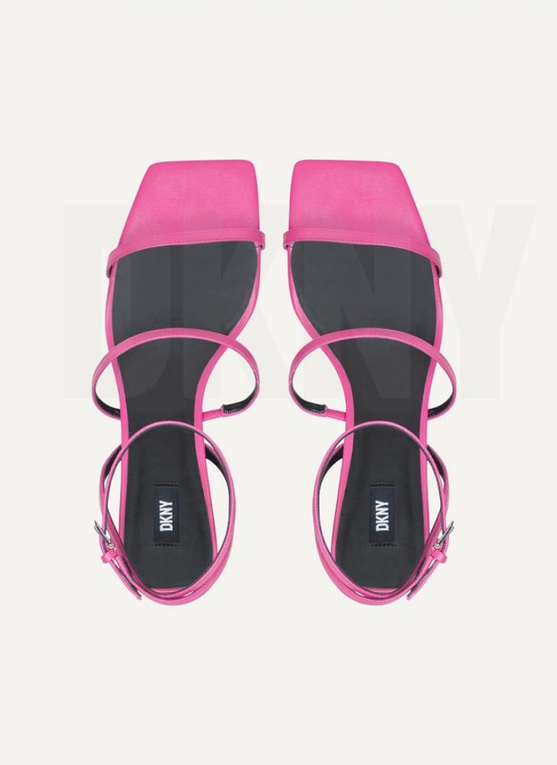 Pink DKNY Christy Shoes Heels | USA-D1212