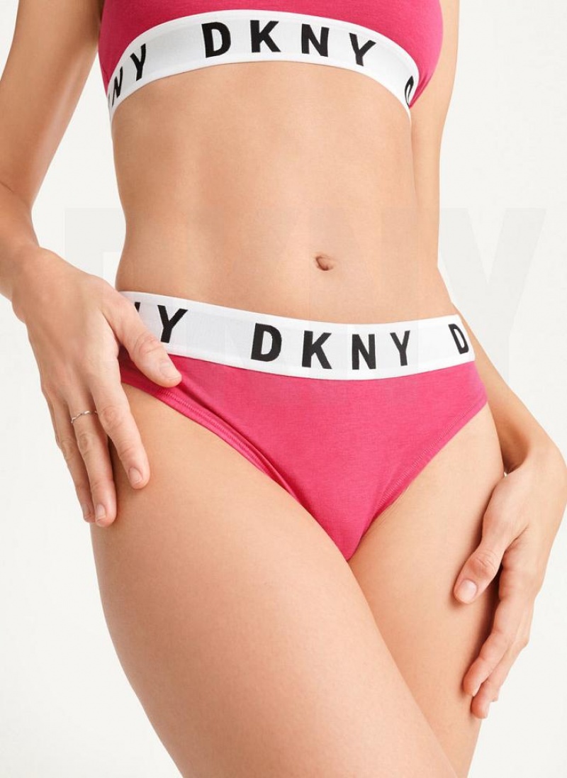 Pink DKNY Cozy BF Women\'s Thong | USA-D0753