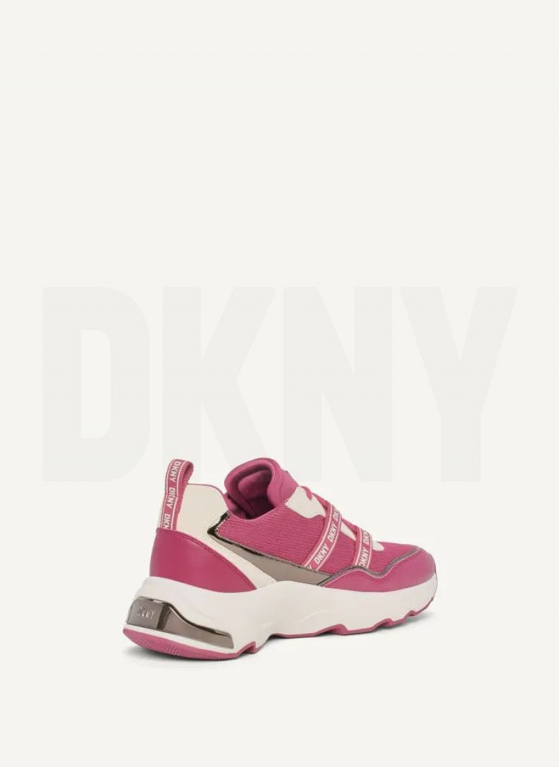 Pink DKNY Justine Slip On Shoes Sneakers | USA-D0759
