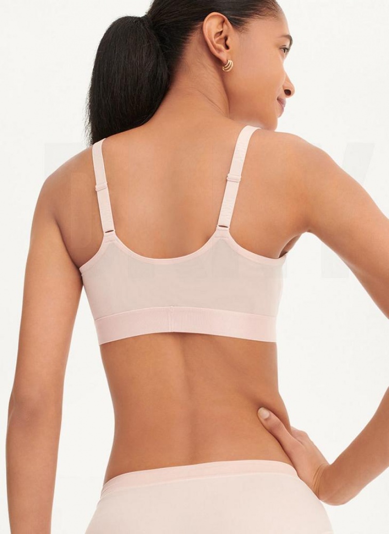 Pink DKNY Litewear Active Comfort Women's Bralette | USA-D1674