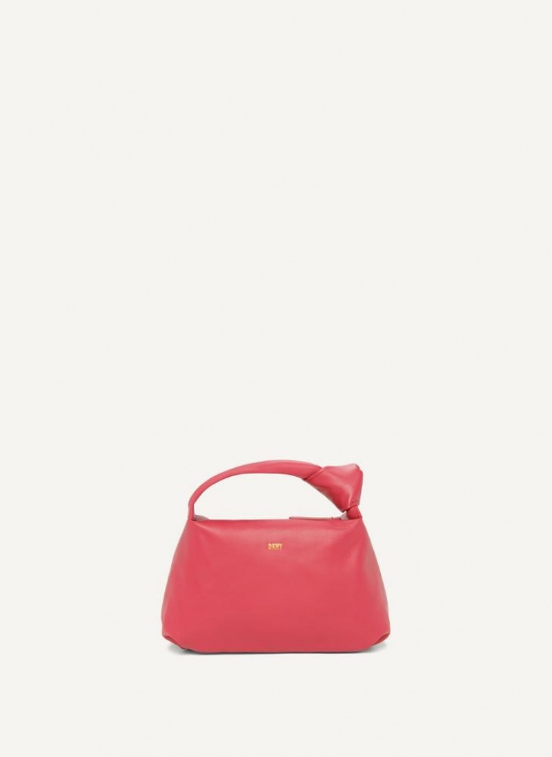 Pink DKNY Mini Modernist Knot Bags Tote Bags | USA-D1731