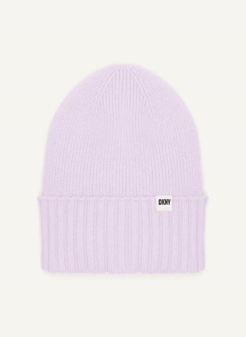 Pink DKNY Mixed Gauges Women's Hats | USA-D0740