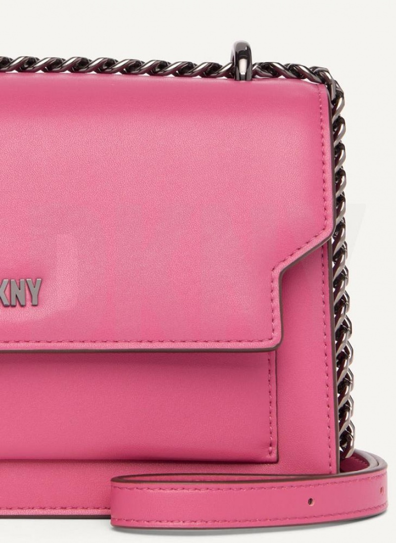Pink Multicolor DKNY Millie Bags Shoulder Bags | USA-D1833