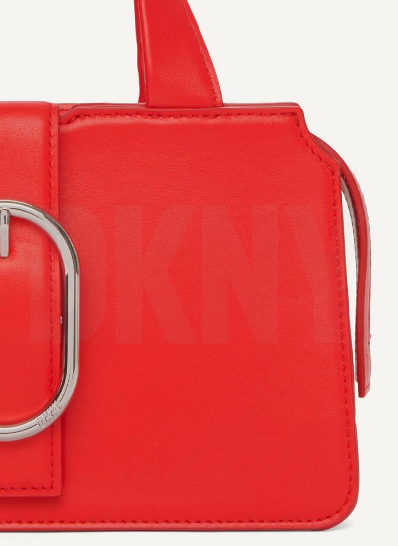 Red DKNY Buckle Bags Crossbody Bags | USA-D0725