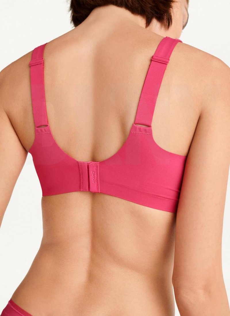 Red DKNY Table Tops Lace Women's Bralette | USA-D0766