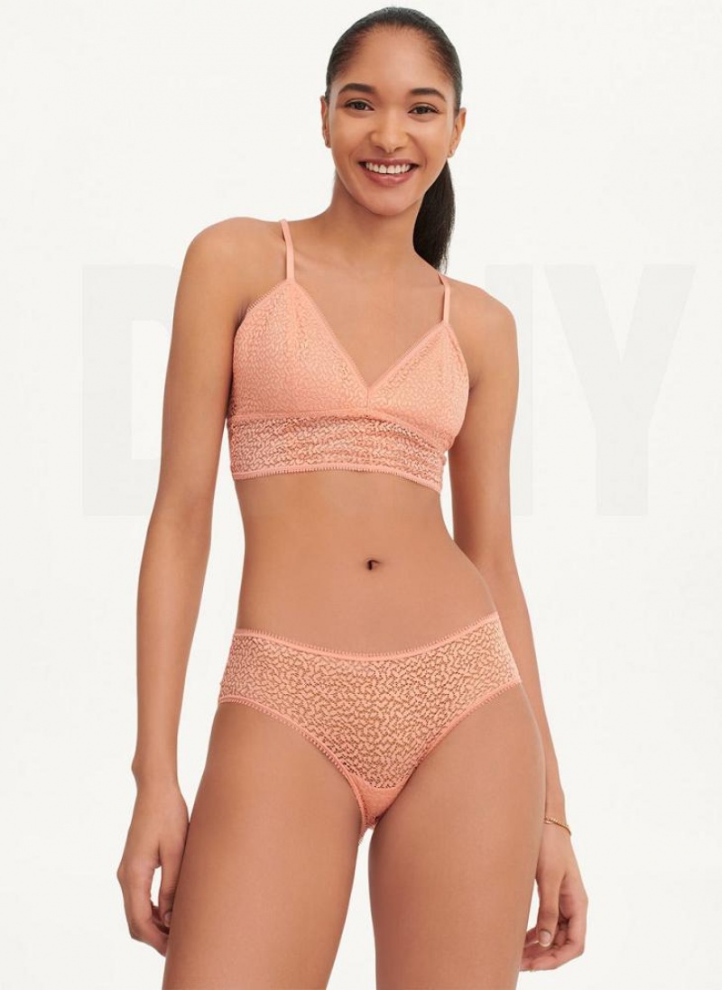 Rose DKNY Modern Lace Hipster Women's Panties | USA-D0858