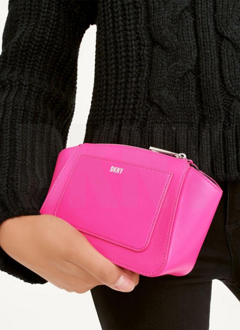 Rose Purple DKNY Mini Dome Bags Crossbody Bags | USA-D0264