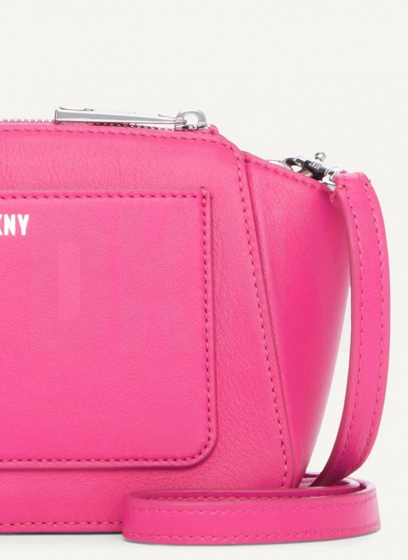Rose Purple DKNY Mini Dome Bags Crossbody Bags | USA-D0264