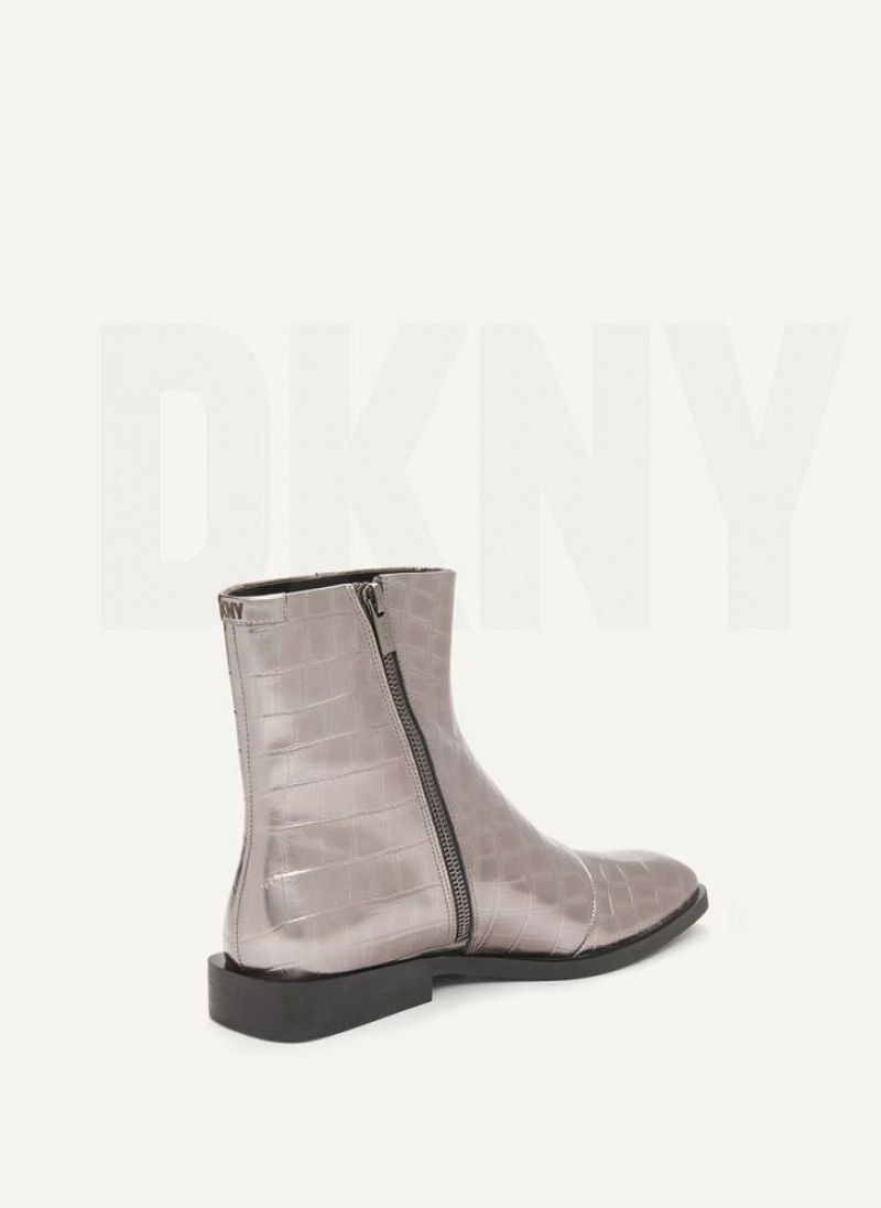 Silver DKNY Chelsea Shoes Boots | USA-D0990