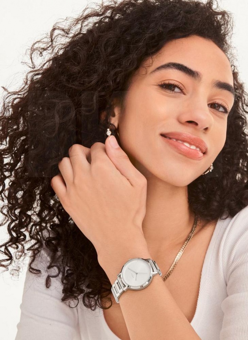 Silver DKNY Modernist Women's Watches | USA-D1931