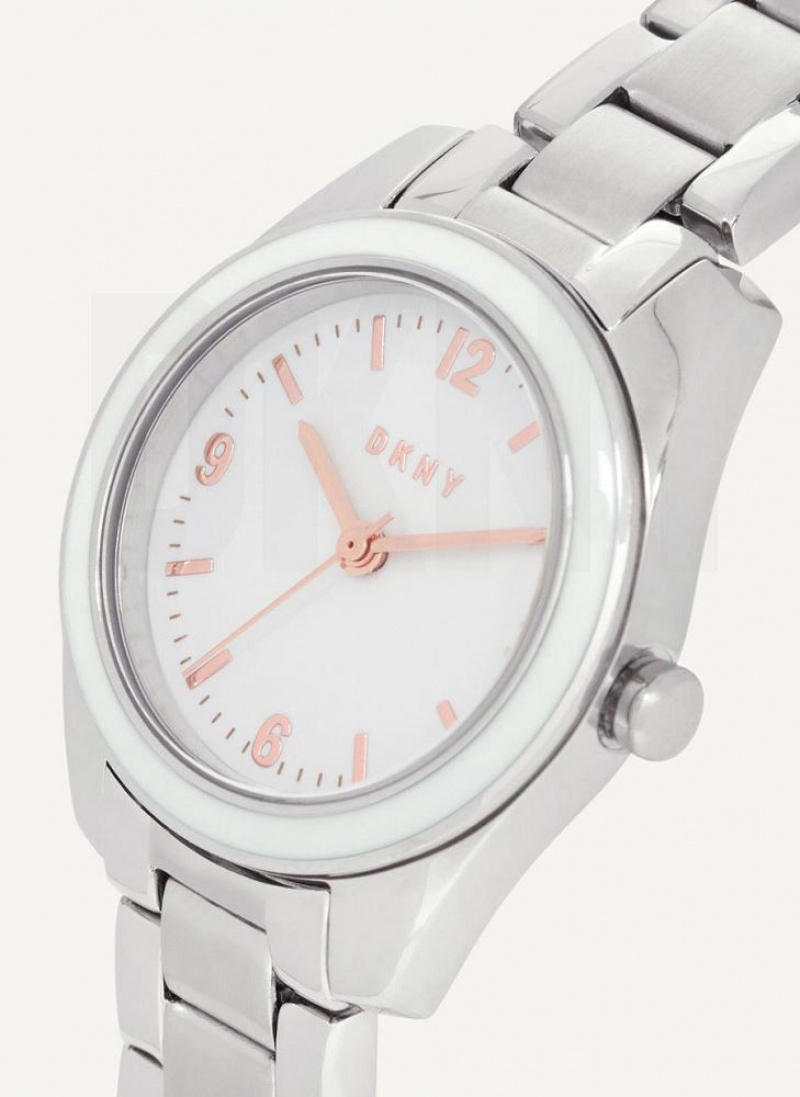 Silver DKNY Nolita Women's Watches | USA-D0417