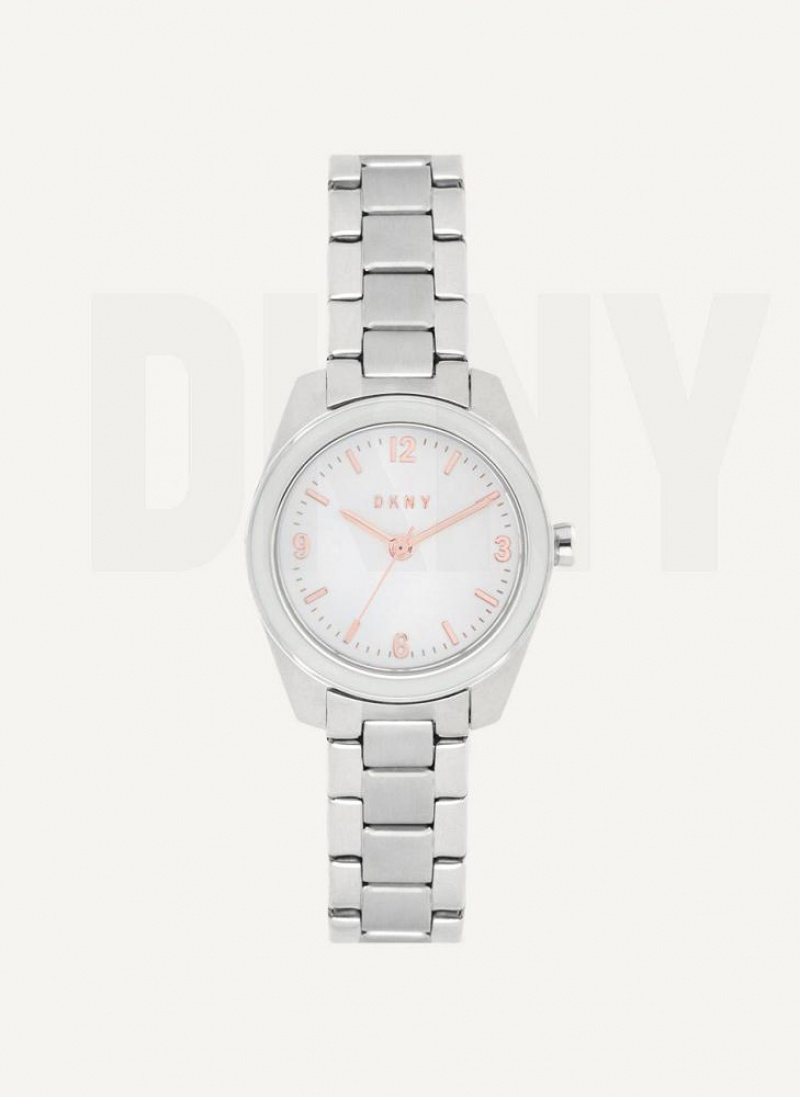 Silver DKNY Nolita Women\'s Watches | USA-D0417