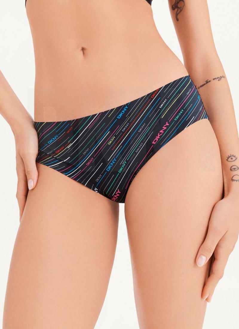 Stripes DKNY Litewear Anywhere Hipster Women\'s Panties | USA-D1550