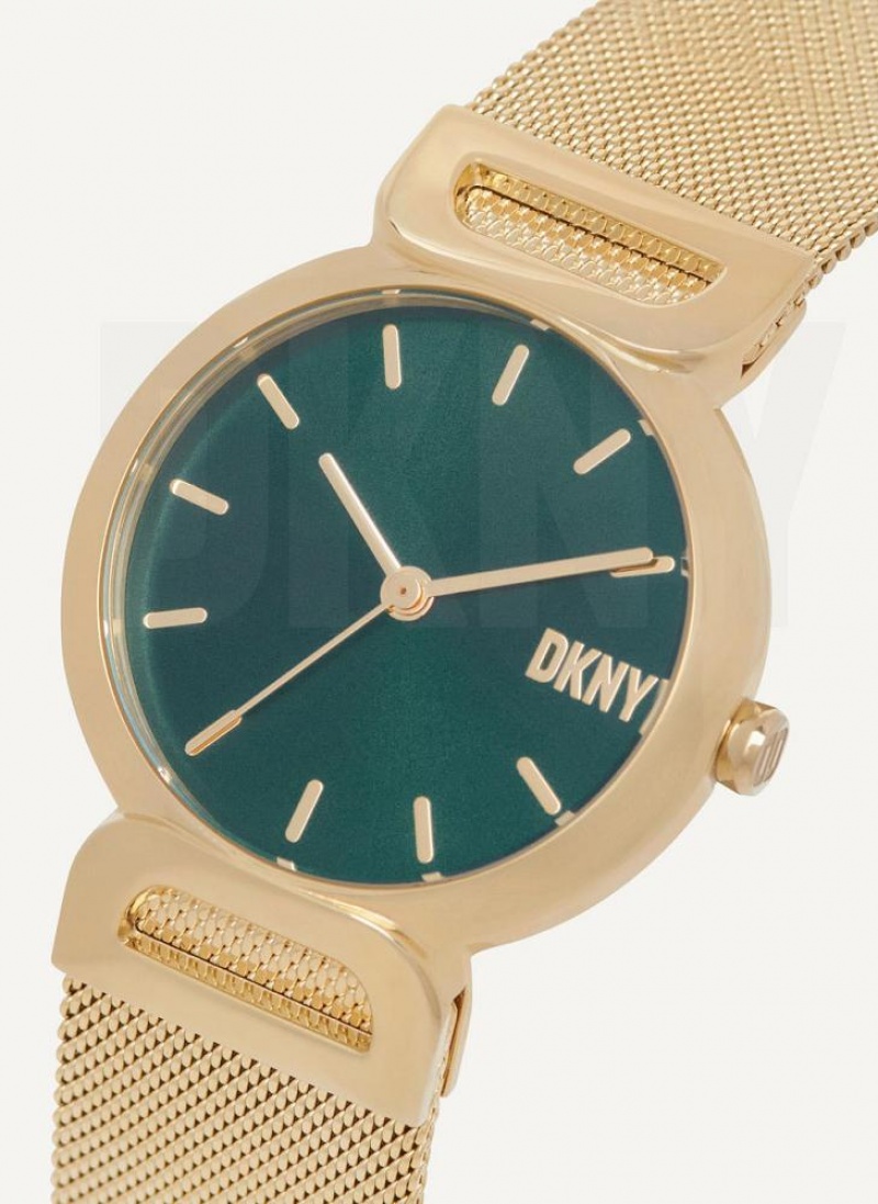 Turquoise DKNY Downtown Mesh Women's Watches | USA-D0564