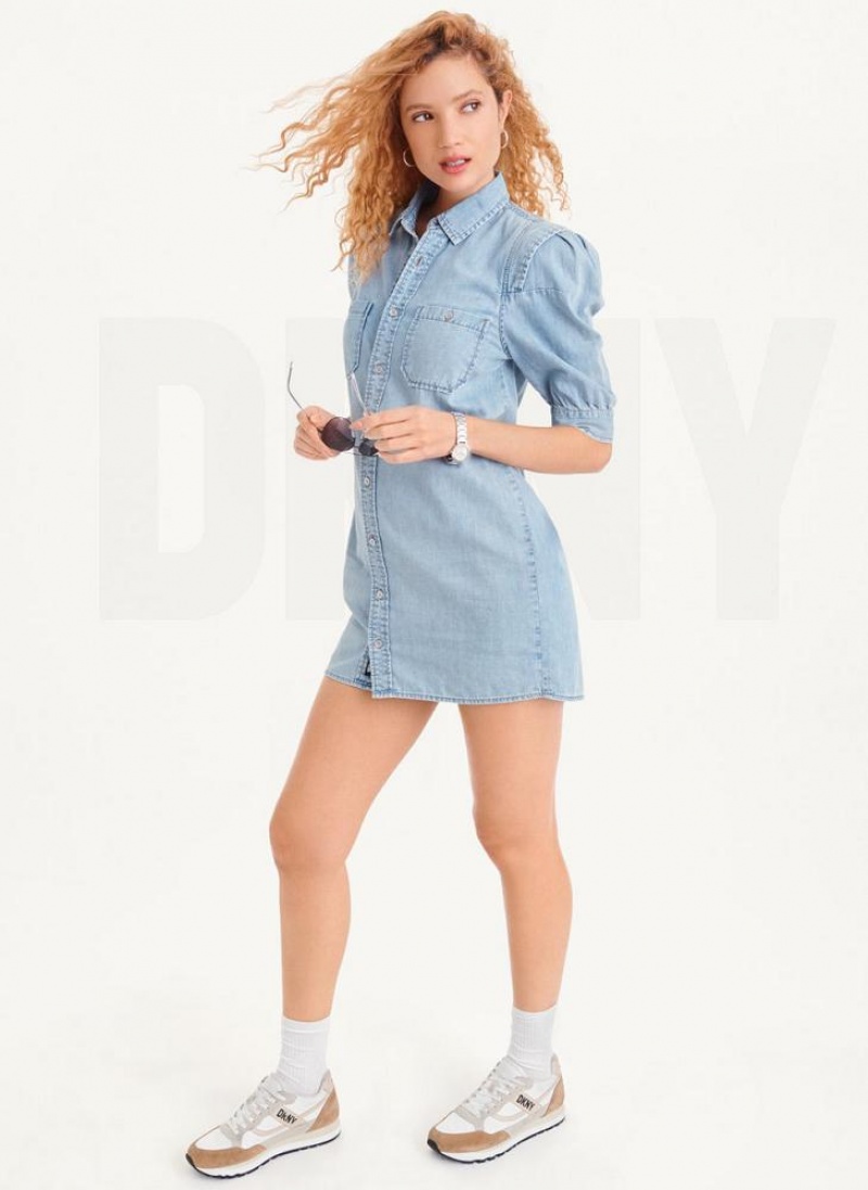 Wash DKNY Denim Women's Dresses | USA-D0836