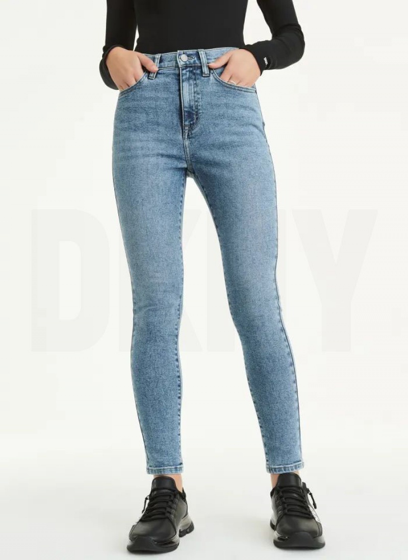 Wash DKNY Skinny Women\'s Jeans | USA-D0319