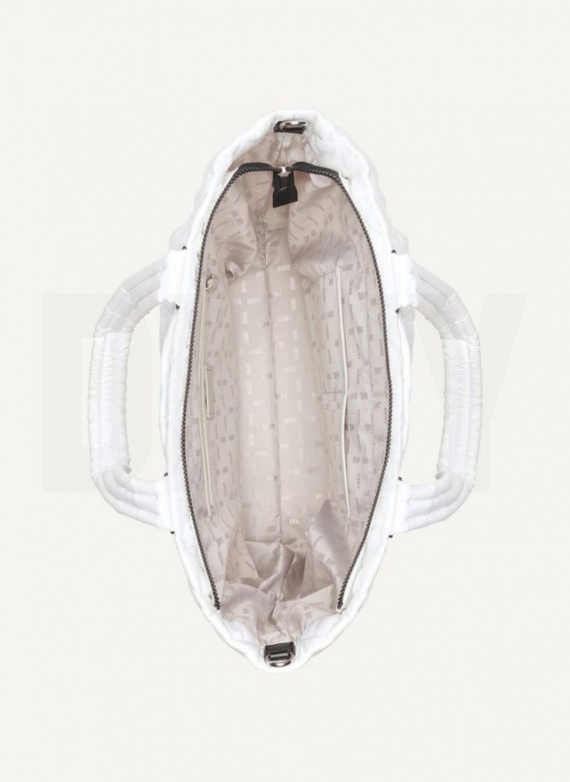 White DKNY Maya Bags Tote Bags | USA-D0988