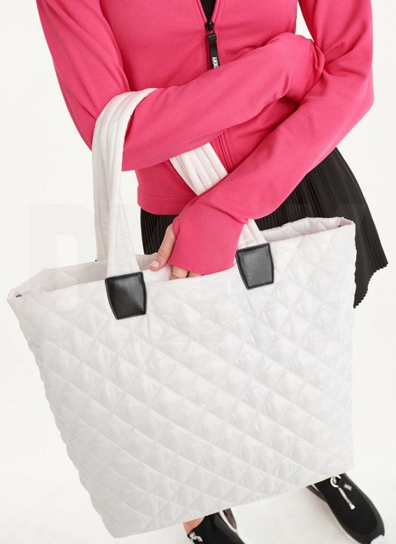 White DKNY Maya Bags Tote Bags | USA-D0988