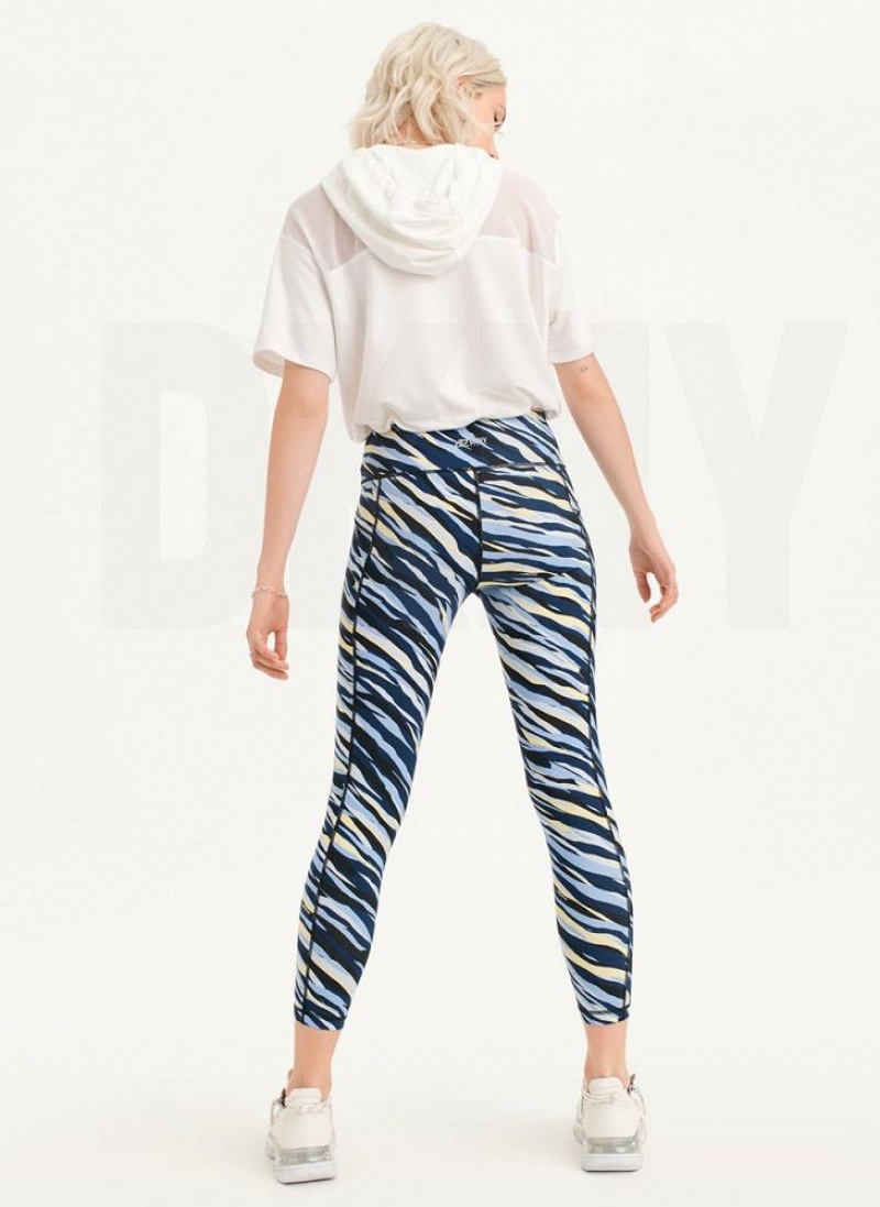 White DKNY Mesh Blocked Short Sleeve Women's Hoodies | USA-D1335