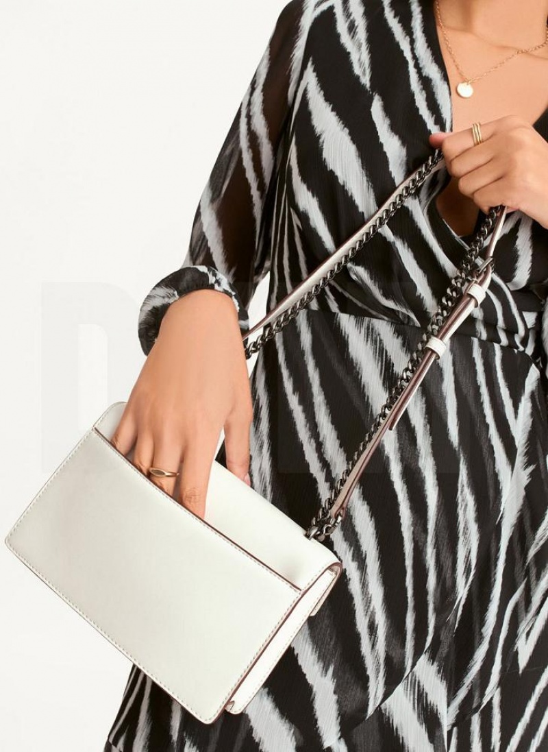 White DKNY Millie Bags Shoulder Bags | USA-D0570