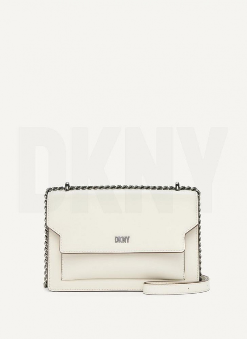 White DKNY Millie Bags Shoulder Bags | USA-D0570
