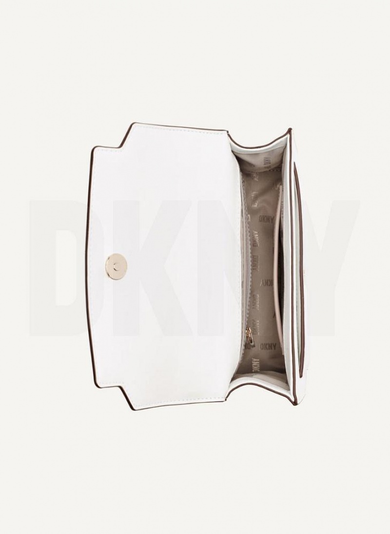 White DKNY Millie Bags Shoulder Bags | USA-D0265
