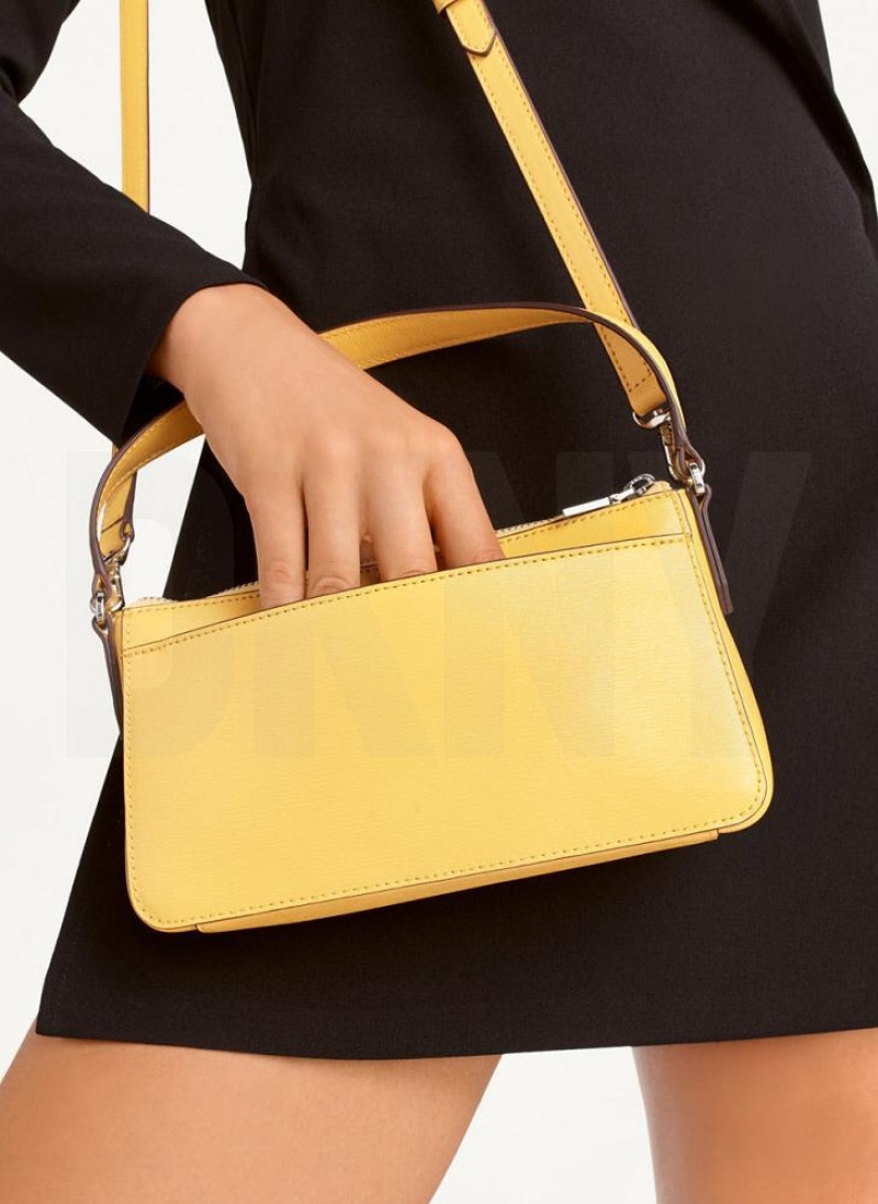 Yellow DKNY Irina Demi Bags Wallets | USA-D1578