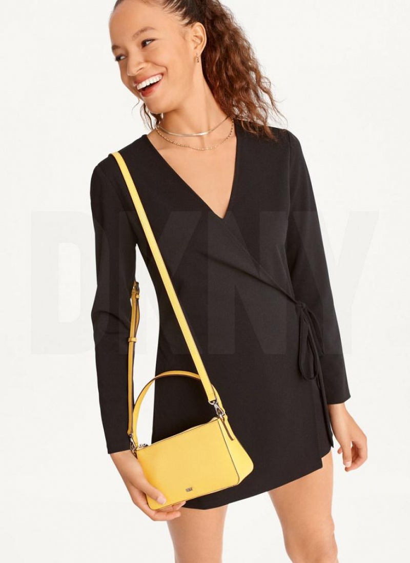 Yellow DKNY Irina Demi Bags Wallets | USA-D1578