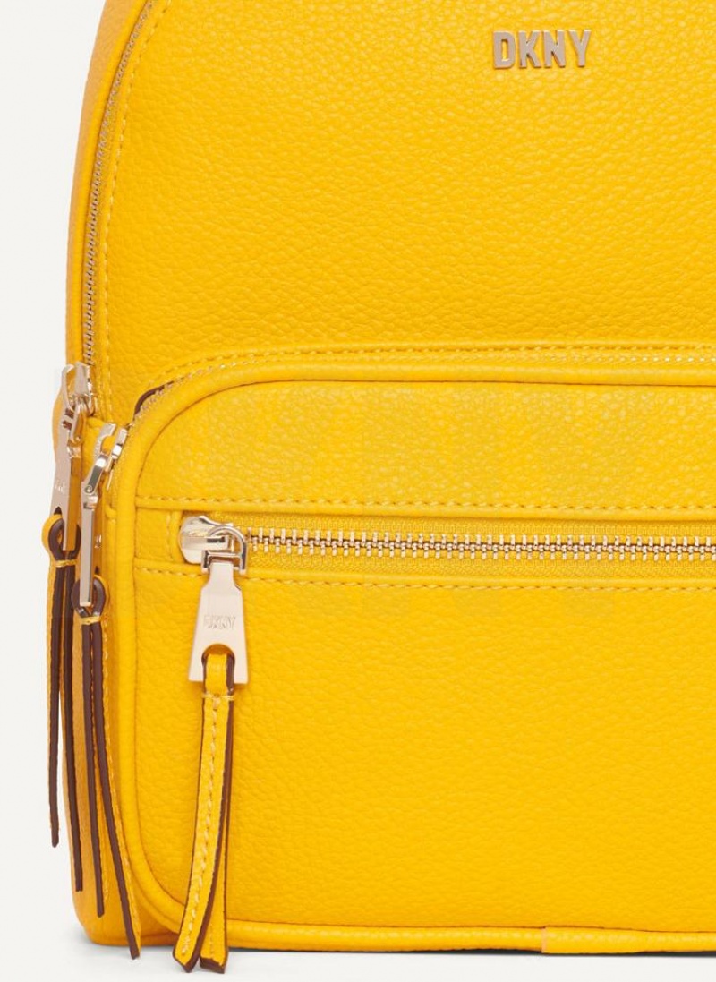 Yellow DKNY Maxine Bags Backpacks | USA-D0157