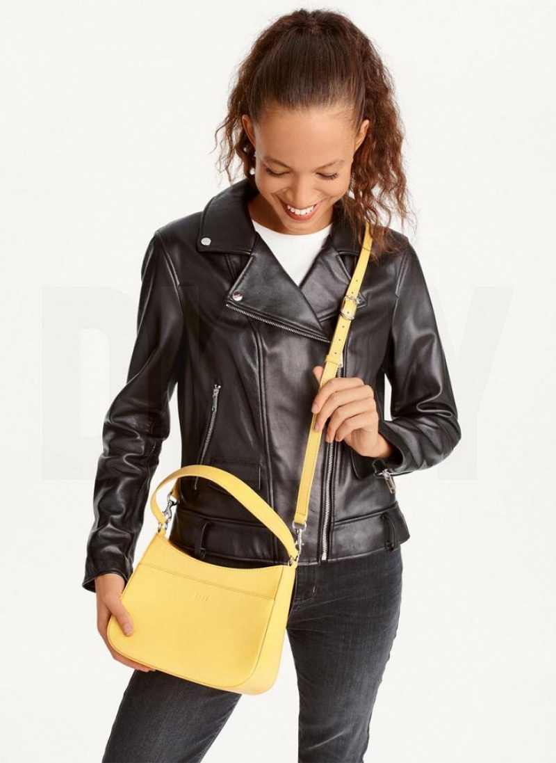 Yellow DKNY Medium Bags Shoulder Bags | USA-D0278