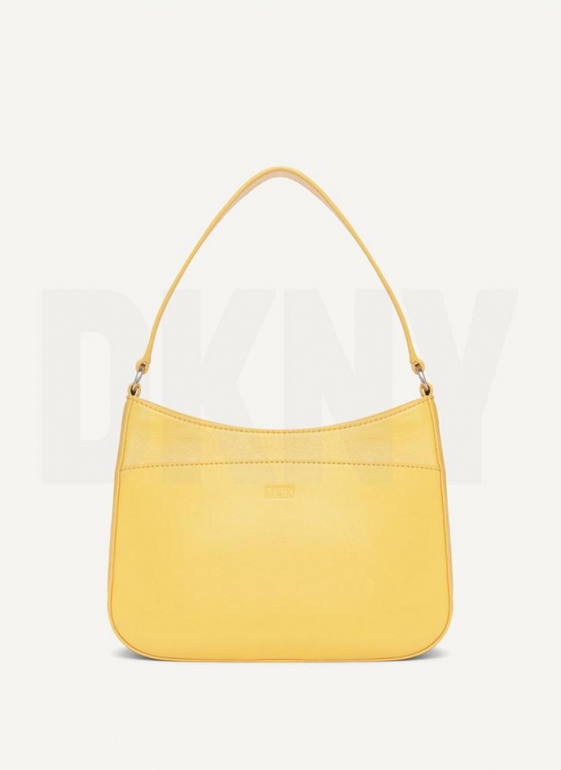 Yellow DKNY Medium Bags Shoulder Bags | USA-D0278