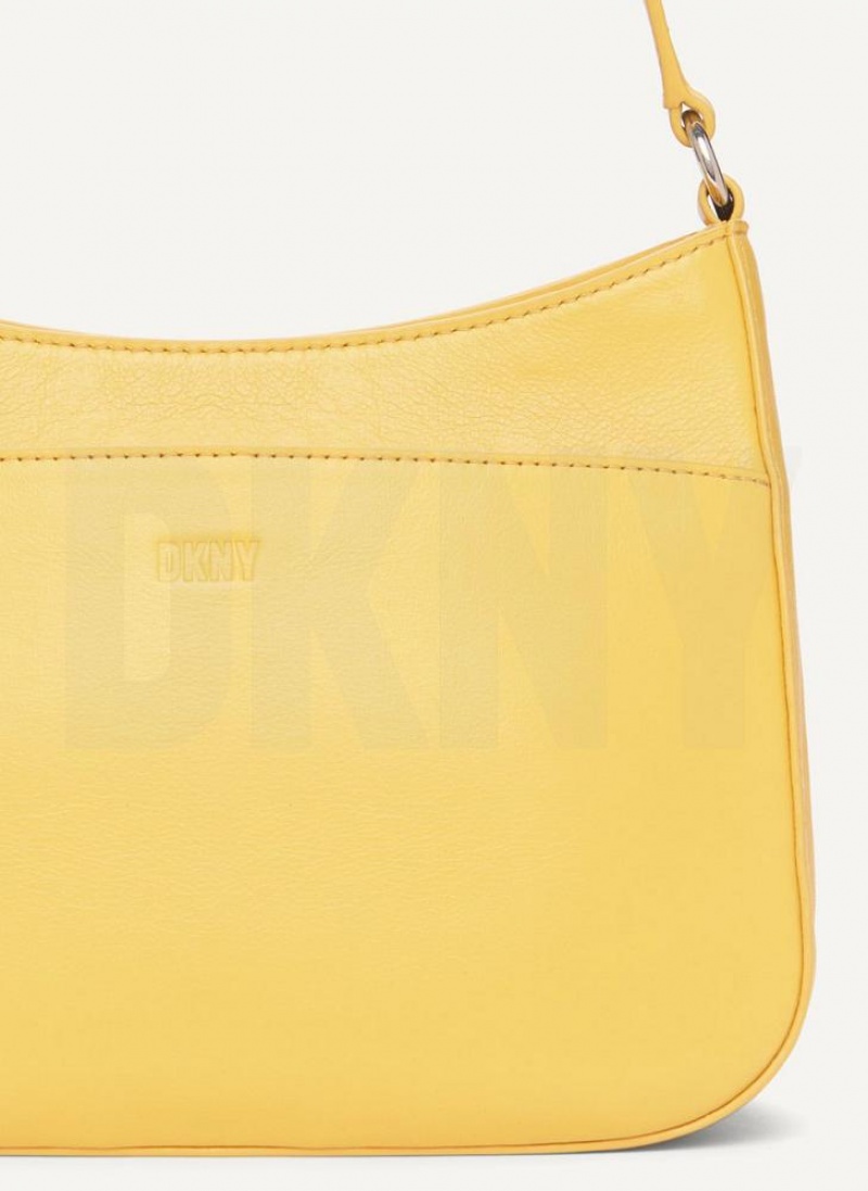 Yellow DKNY Medium Bags Shoulder Bags | USA-D0278