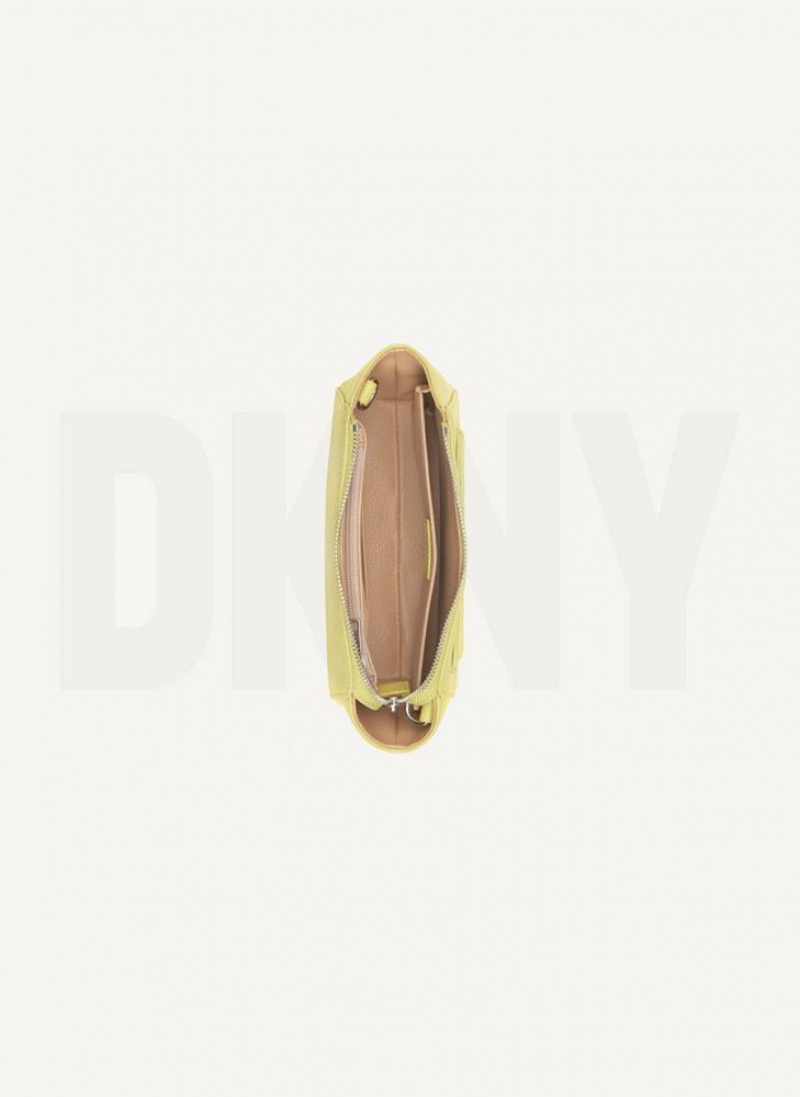 Yellow DKNY Mini Dome Bags Crossbody Bags | USA-D1351