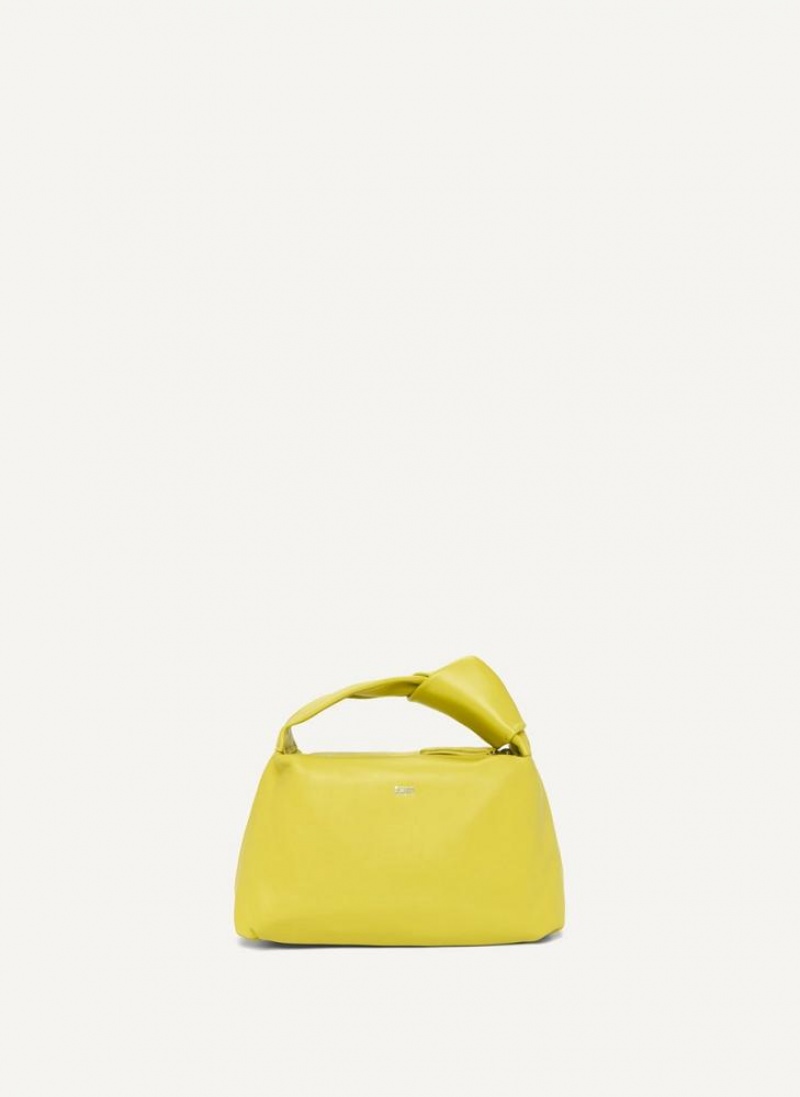 Yellow DKNY Mini Modernist Knot Bags Tote Bags | USA-D0619