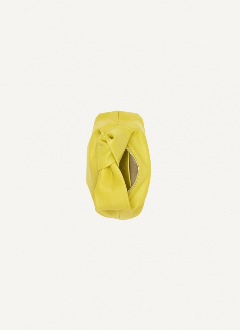Yellow DKNY Mini Modernist Knot Bags Tote Bags | USA-D0619